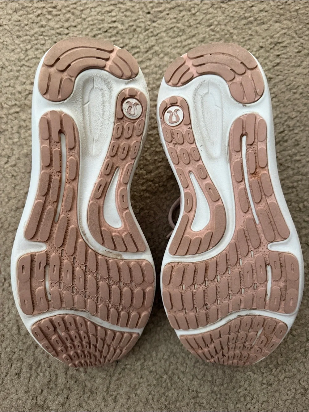 lululemon athletica Beyondfeel Pink & White Women's Running Shoes